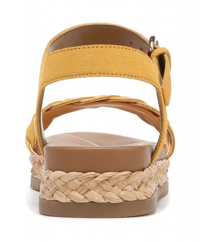 Neila Flatform Sandals Yellow $37.06 Shoes