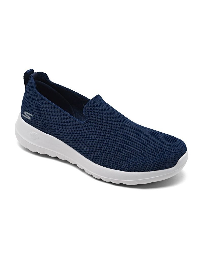 Women's GO walk Joy - Sensational Day Walking Sneakers Blue $23.65 Shoes