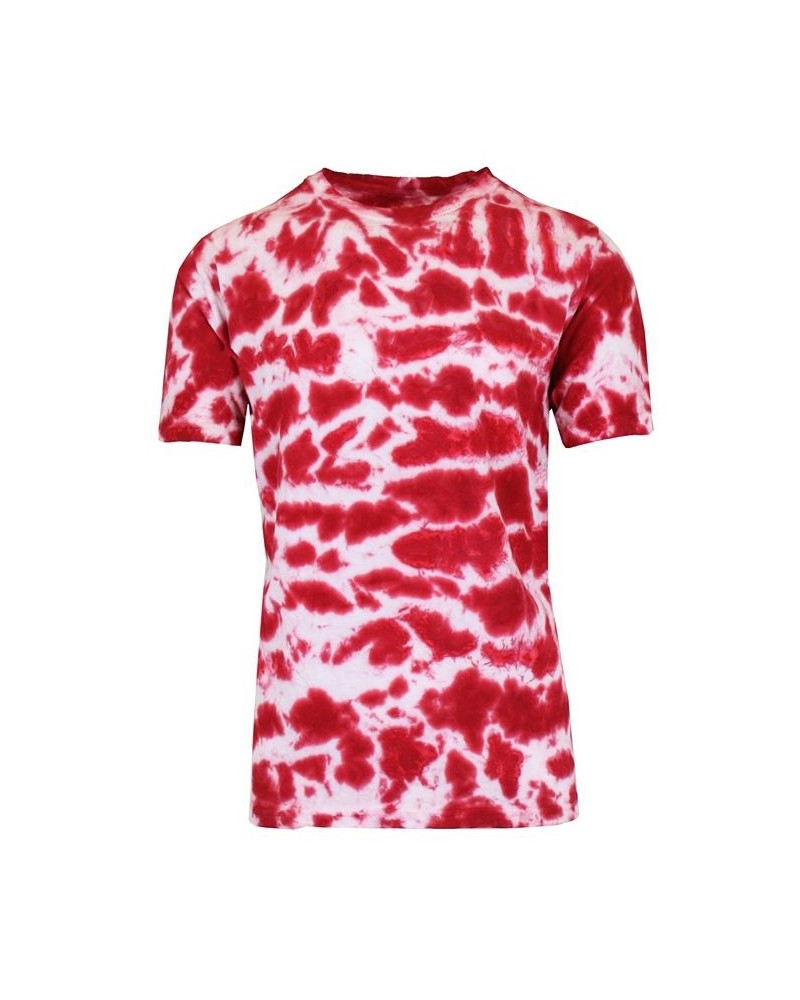 Men's Short Sleeve Tie-Dye Printed T-shirt PD06 $15.66 T-Shirts