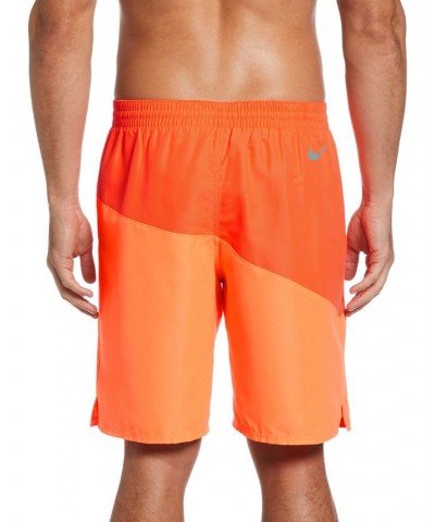 Men's Colorblocked Swoosh 9" Volley Shorts PD04 $29.96 Swimsuits