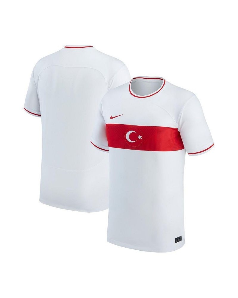 Men's White Turkey National Team 2022/23 Home Replica Jersey $52.50 Jersey