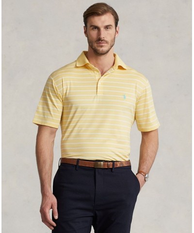 Men's Big & Tall Performance Stretch Jersey Polo Shirt Yellow $45.00 Polo Shirts