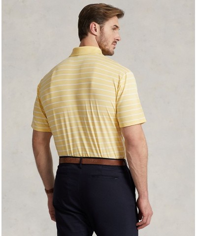 Men's Big & Tall Performance Stretch Jersey Polo Shirt Yellow $45.00 Polo Shirts