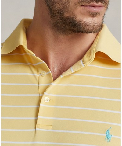 Men's Big & Tall Performance Stretch Jersey Polo Shirt Yellow $45.00 Polo Shirts