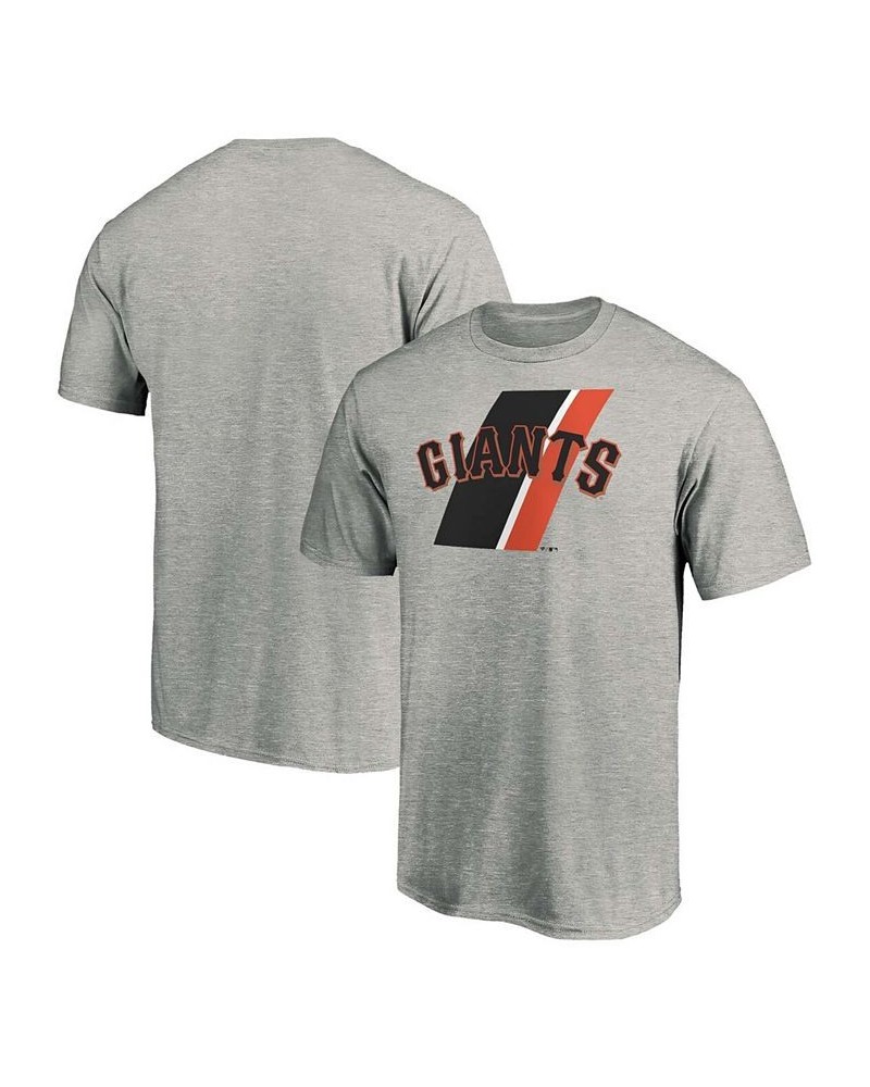 Men's Heathered Gray San Francisco Giants Prep Squad T-shirt $21.19 T-Shirts