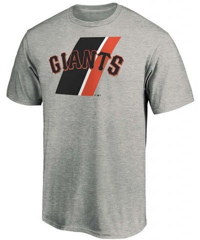 Men's Heathered Gray San Francisco Giants Prep Squad T-shirt $21.19 T-Shirts