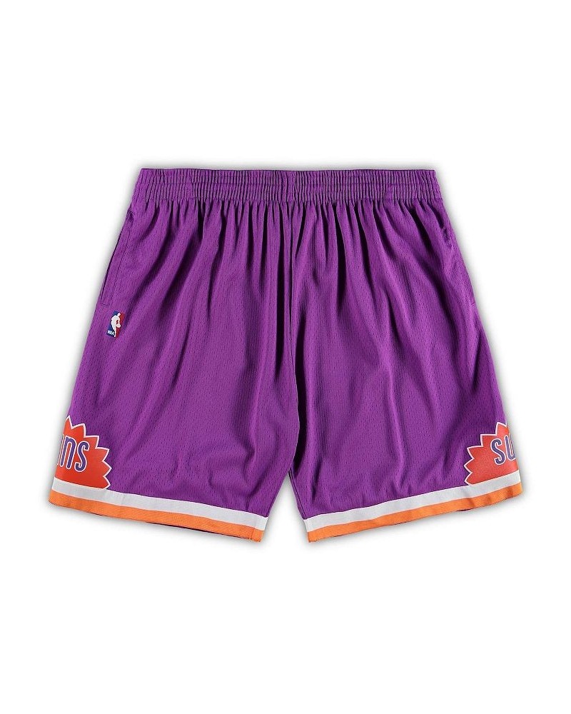 Men's Mitchell Ness Purple Phoenix Suns Big Tall Hardwood Classics Team Swingman Shorts $48.44 Shorts