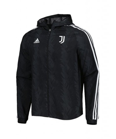 Men's Charcoal Juventus DNA Raglan Full-Zip Hoodie Windbreaker Jacket $48.44 Jackets