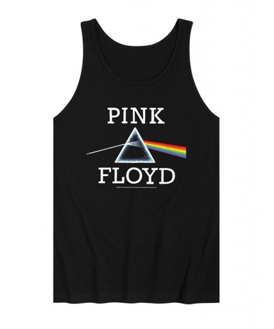 Men's Pink Floyd Dark Side Moon Tank Black $16.92 T-Shirts