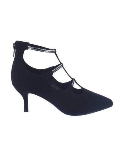 Women's Elexis Bling Pumps with Memory Foam Black $43.20 Shoes