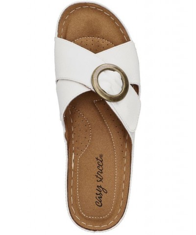 Women's Bloomer Slide Sandals White $26.00 Shoes