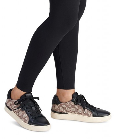 Women's Lowline Signature Lace-up Sneakers PD03 $73.60 Shoes