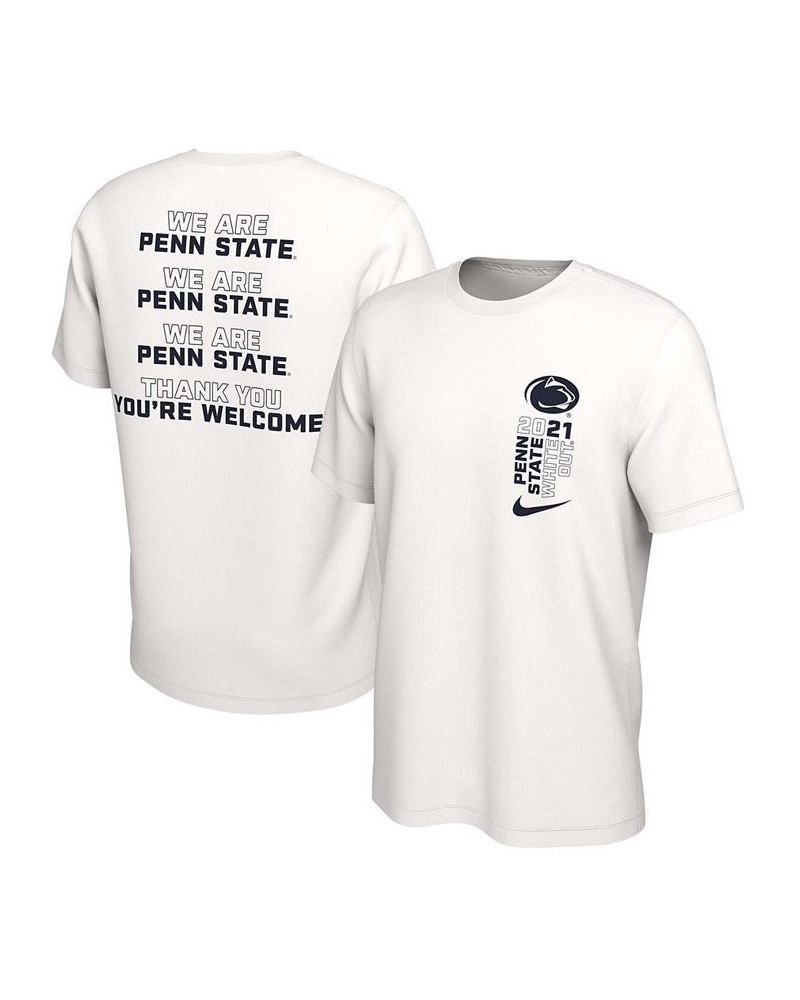 Men's White Penn State Nittany Lions 2021 White Out Student T-shirt $15.07 T-Shirts