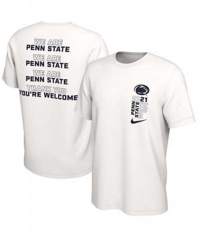 Men's White Penn State Nittany Lions 2021 White Out Student T-shirt $15.07 T-Shirts