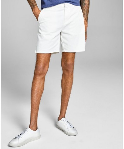 Men's Stretch Chino Shorts White $14.85 Shorts