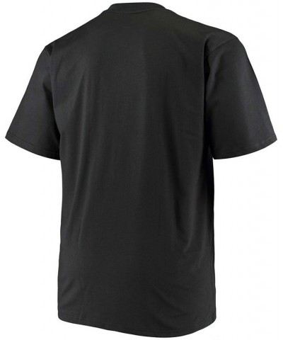 Men's Big and Tall Black Tennessee Titans Color Pop T-shirt $19.07 T-Shirts