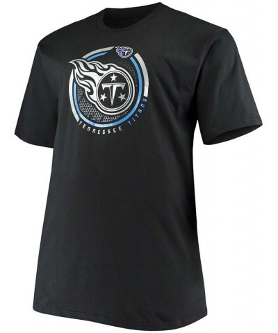 Men's Big and Tall Black Tennessee Titans Color Pop T-shirt $19.07 T-Shirts