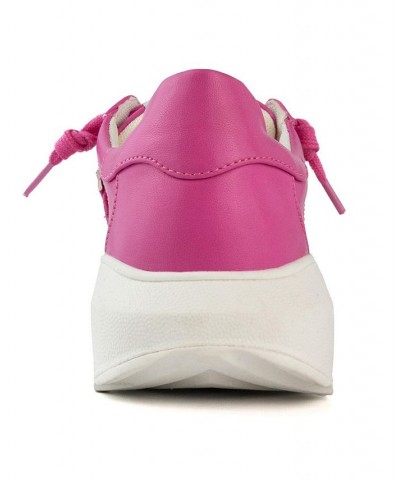 Women's Dyanna Sneakers Pink $21.19 Shoes