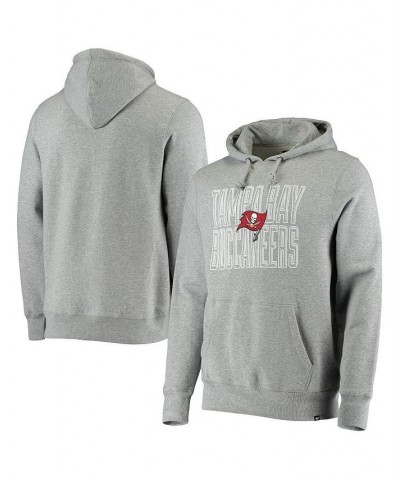 Men's Heathered Gray Tampa Bay Buccaneers Bevel Pullover Hoodie $24.75 Sweatshirt