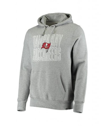 Men's Heathered Gray Tampa Bay Buccaneers Bevel Pullover Hoodie $24.75 Sweatshirt