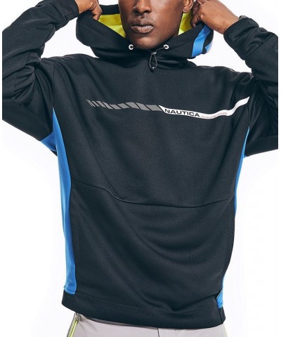 Men's Competition Sustainably Crafted Logo Pullover Hoodie Black $42.11 Sweatshirt