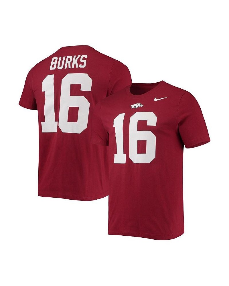 Men's Treylon Burks Cardinal Arkansas Razorbacks 2022 NFL Draft Name and Number T-shirt $12.80 T-Shirts