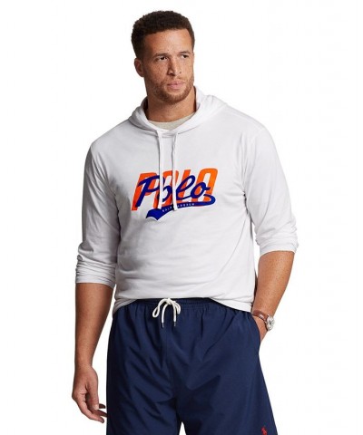 Men's Big & Tall Logo Jersey Hooded T-Shirt White $41.17 T-Shirts