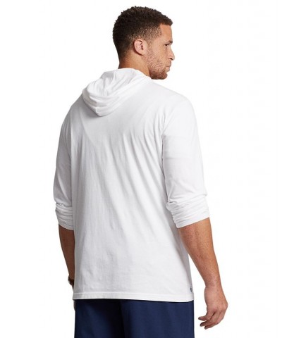 Men's Big & Tall Logo Jersey Hooded T-Shirt White $41.17 T-Shirts