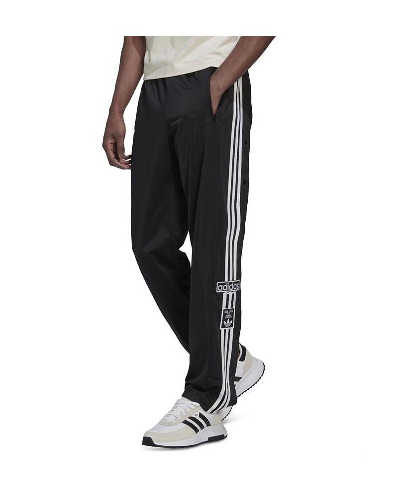 Men's Adicolor Classics Adibreak Classic-Fit 3-Stripes Breakaway Track Pants Black $39.60 Pants