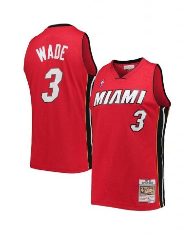 Men's Dwyane Wade Red Miami Heat Big and Tall Hardwood Classics 2005-06 Swingman Jersey $54.05 Jersey