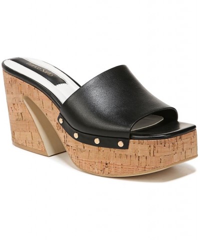 Damara Slide Sandals Black $55.10 Shoes