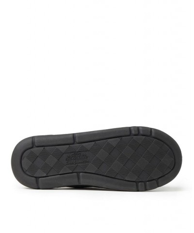 Men's Adrian Quilted Sweatshirt Slide Slippers Black $25.50 Shoes