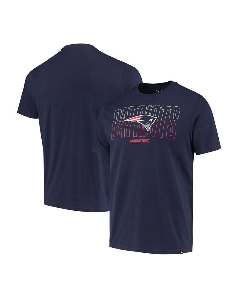 Men's Navy New England Patriots Split Squad Super Rival T-shirt $13.94 T-Shirts