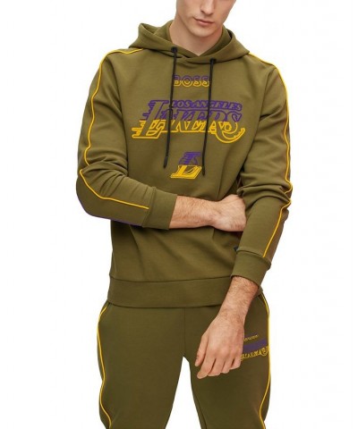 BOSS x NBA Men's Los Angeles Lakers Hoodie Green $48.94 Sweatshirt