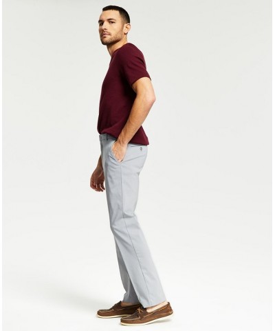 Men's Modern-Fit TH Flex Stretch Comfort Solid Performance Pants Light Grey $25.30 Pants