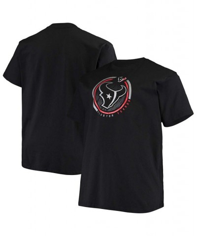 Men's Big and Tall Black Houston Texans Color Pop T-shirt $18.71 T-Shirts