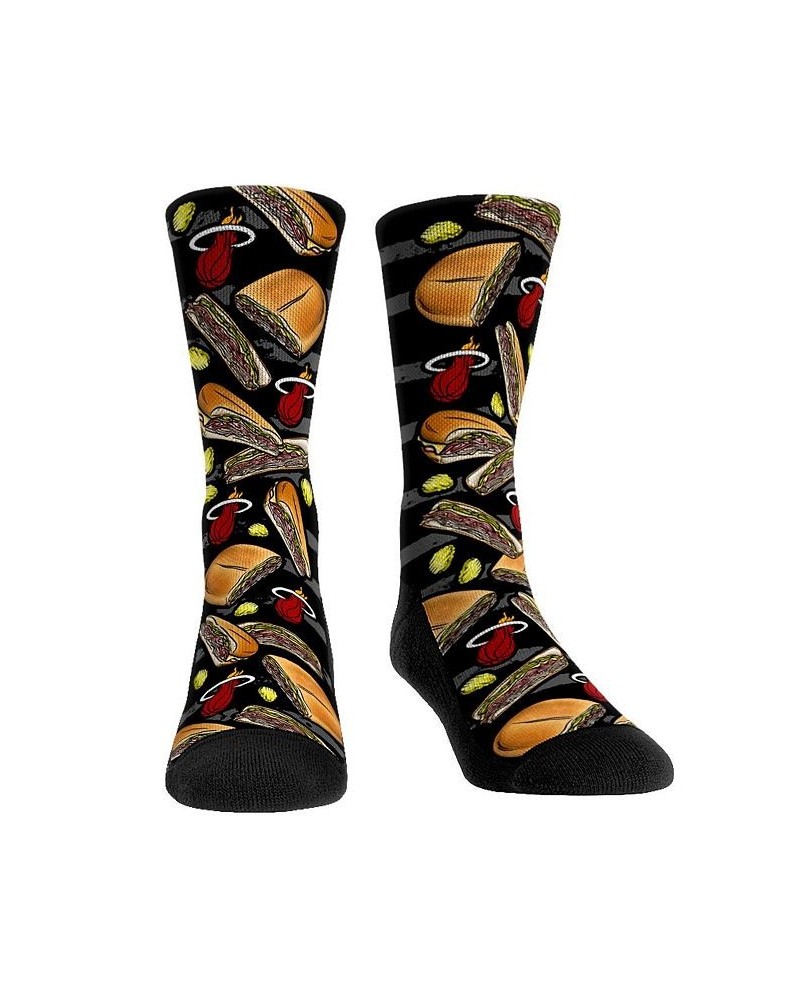 Men's Socks Miami Heat Cuban Sandwich Crew Socks $10.00 Socks