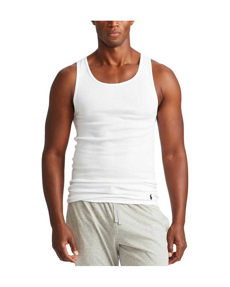 Men's Tall Classic Cotton Undershirts - 3-Pack White Big $31.25 Undershirt