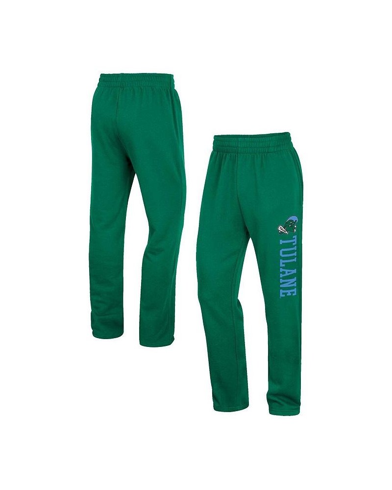 Men's Green Tulane Green Wave Wordmark Pants $23.10 Pants