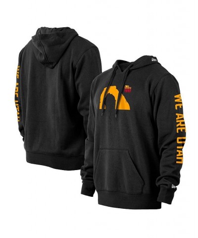 Men's Black Utah Jazz 2021/22 City Edition Pullover Hoodie $24.80 Sweatshirt