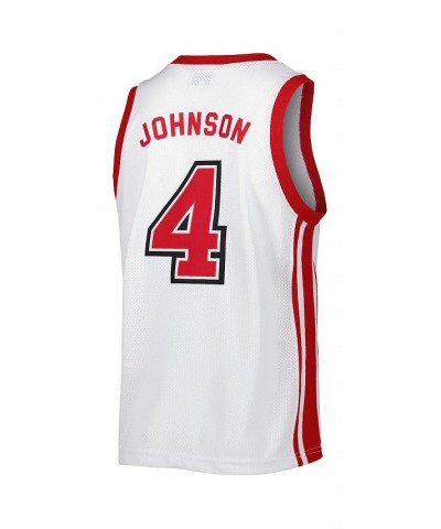 Men's Larry Johnson White UNLV Rebels Alumni Commemorative Replica Basketball Jersey $54.60 Jersey