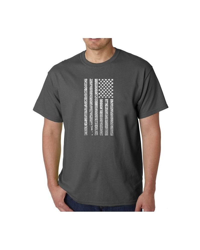 Mens Word Art T-Shirt - Anthem Gray $13.99 T-Shirts