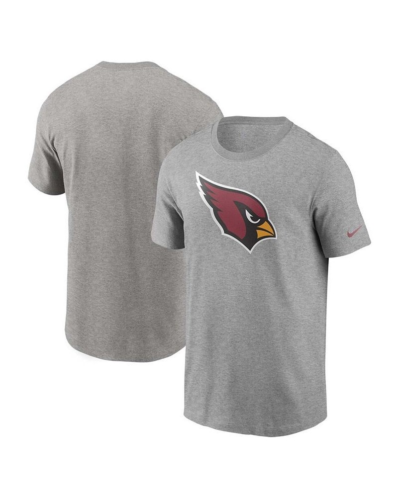 Men's Heathered Gray Arizona Cardinals Primary Logo T-shirt $15.48 T-Shirts