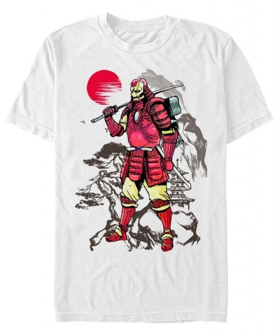 Marvel Men's Iron Man The Samurai, Short Sleeve T-Shirt White $19.24 T-Shirts