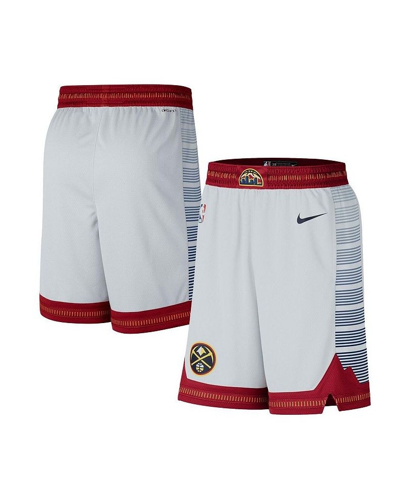 Men's Gray Denver Nuggets 2022/23 City Edition Swingman Shorts $49.00 Shorts