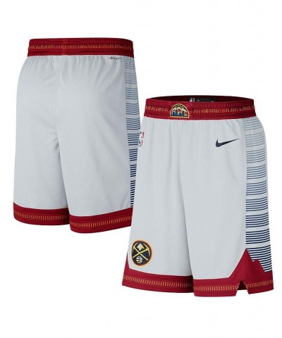 Men's Gray Denver Nuggets 2022/23 City Edition Swingman Shorts $49.00 Shorts