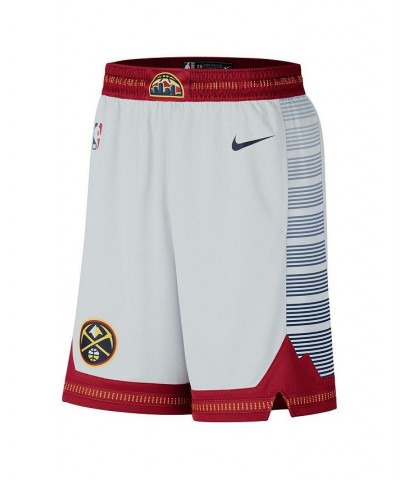 Men's Gray Denver Nuggets 2022/23 City Edition Swingman Shorts $49.00 Shorts