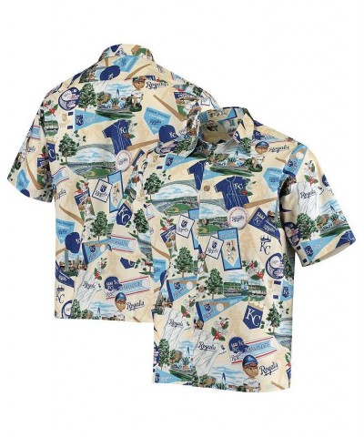 Men's White Kansas City Royals Scenic Button-Up Shirt $39.60 Shirts