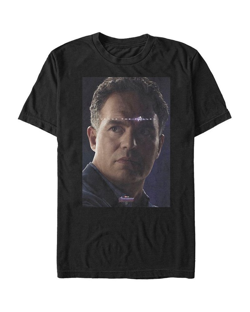 Marvel Men's Avengers Endgame Bruce Banner Avenge the Fallen, Short Sleeve T-shirt Black $14.00 T-Shirts