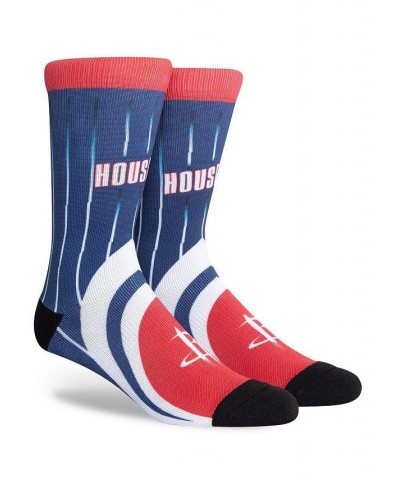 Men's Navy Houston Rockets 2021/22 City Edition Crew Socks $9.45 Socks